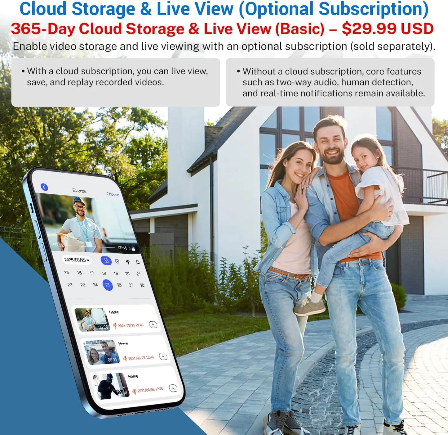 NEXURA™ ViewGard™ Smart Wireless Video Doorbell