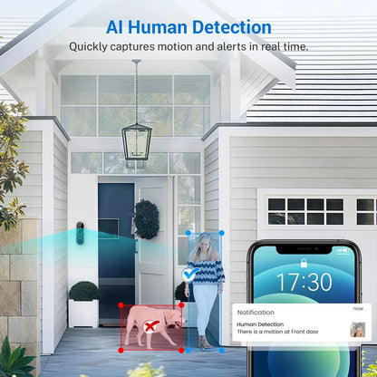 NEXURA™ ViewGard™ Smart Wireless Video Doorbell